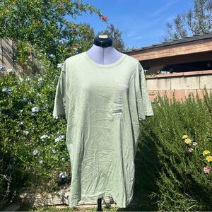 Brand New With Tags Hurley Size Xl Pastel Green Graphic Tee With Logo